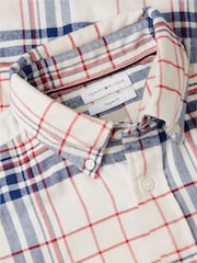 Alb - Tommy Hilfiger Regular Fit Tartan Check Flannel Shirt - Imaginea 6 din 6