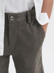 Reiss Khaki Wicket 9-13 yrs Casual Chino Shorts - Image 1 of 6