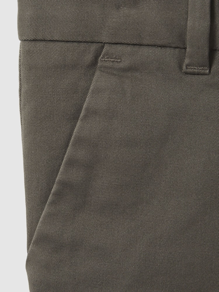 Reiss Khaki Wicket 9-13 yrs Casual Chino Shorts - Image 6 of 6