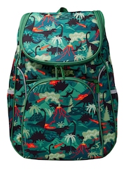 Smiggle Green Vivid Access Backpack with Reflective Tape - Image 2 of 4