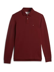 Tommy Hilfiger Red Plus 1985 Long Sleeve Polo Shirt - Image 1 of 3