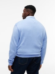 Tommy Hilfiger Light Blue Crew Neck Jumper With Cashmere - Image 2 of 5
