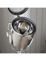 Gallery Home Black Sydney Nickel Floor Lamp - Image 3 of 9