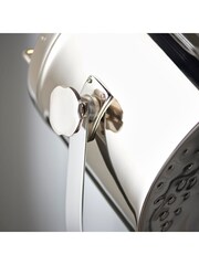 Gallery Home Black Sydney Nickel Floor Lamp - Image 5 of 9