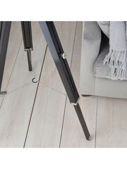 Gallery Home Black Sydney Nickel Floor Lamp - Image 7 of 9