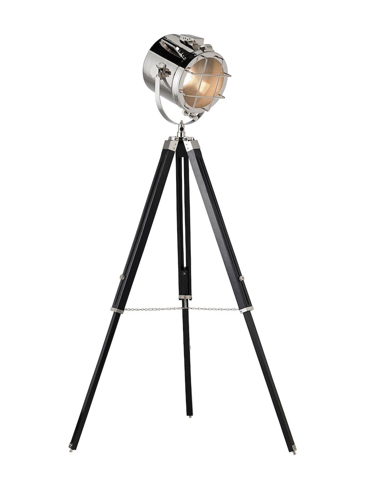 Gallery Home Black Sydney Nickel Floor Lamp - Image 9 of 9