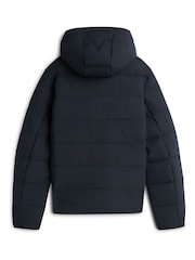 Tommy Hilfiger Blue Plus Double Layer Hooded Puffer Jacket - Image 7 of 8