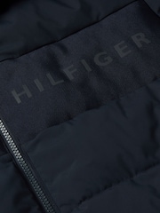 Tommy Hilfiger Blue Plus Double Layer Hooded Puffer Jacket - Image 8 of 8