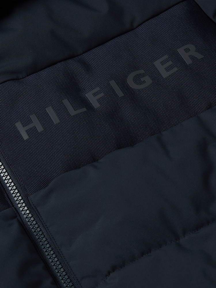 Tommy Hilfiger Blue Plus Double Layer Hooded Puffer Jacket - Image 8 of 8 Tommy Hilfiger Blue Plus Double Layer Hooded Puffer Jacket - Image 8 of 8