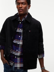 Albastru - Tommy Hilfiger Regular Fit Tartan Check Flannel Shirt - Imaginea 4 din 7