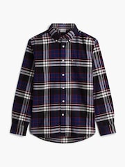 Albastru - Tommy Hilfiger Regular Fit Tartan Check Flannel Shirt - Imaginea 6 din 7