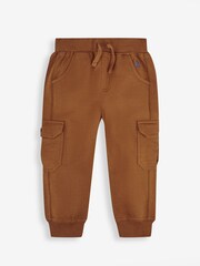 JoJo Maman Bébé Camel 2-Pack Cargo Joggers - Image 2 of 9