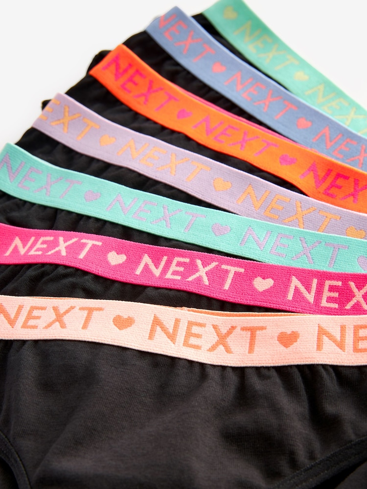 Black Bikini Briefs 7 Pack (5-16yrs) - Image 10 of 10