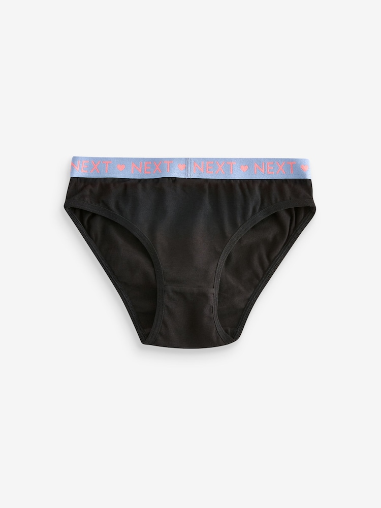 Black Bikini Briefs 7 Pack (5-16yrs) - Image 2 of 10