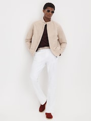 Rostbraun - Reiss Kason Slipper aus Veloursleder​​​​​​​ - Bild 2 von 5