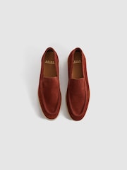 Rostbraun - Reiss Kason Slipper aus Veloursleder​​​​​​​ - Bild 3 von 5