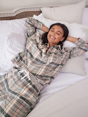 Pink Check Flannel Pyjamas - Image 2 of 9