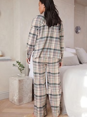 Pink Check Flannel Pyjamas - Image 3 of 9