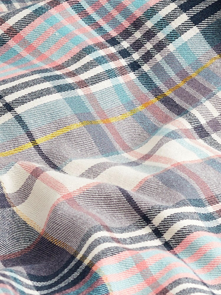 Pink Check Flannel Pyjamas - Image 9 of 9