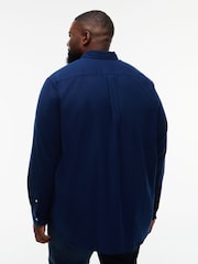 Tommy Hilfiger Blue Regular Fit Flex Flannel Shirt - Image 2 of 5