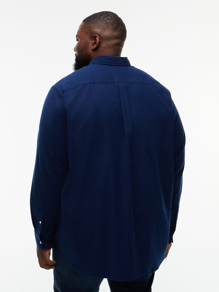 Tommy Hilfiger Blue Regular Fit Flex Flannel Shirt - Image 2 of 5 Tommy Hilfiger Blue Regular Fit Flex Flannel Shirt - Image 2 of 5