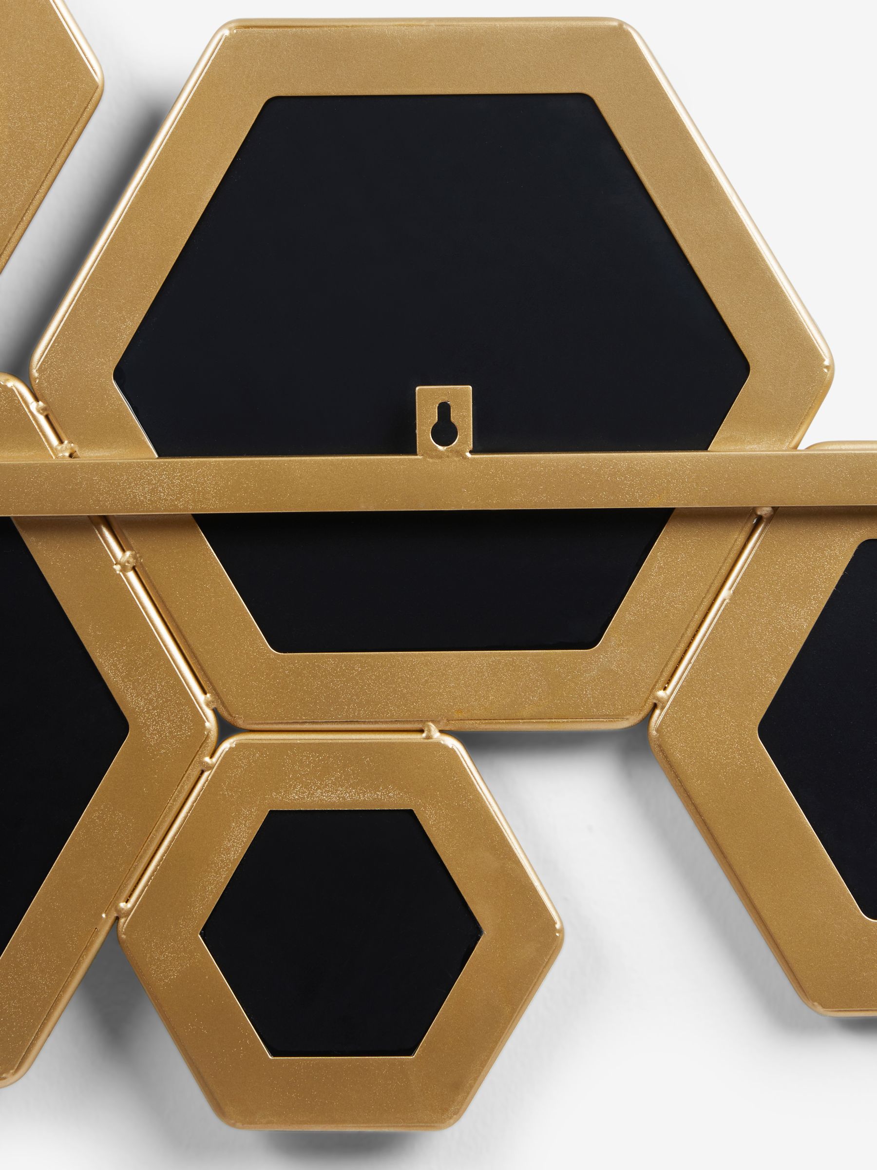 Buy Gold Honeycomb Decorative Wall Mirror from the Next UK online shop
