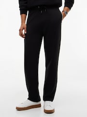 Tommy Hilfiger Black Global Stripe Pocket Terry Joggers - Image 1 of 6