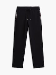 Tommy Hilfiger Black Global Stripe Pocket Terry Joggers - Image 5 of 6