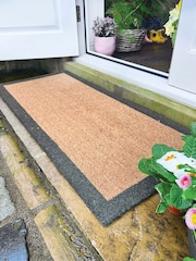 My Mat Natural Border Coir Runner - Image 1 of 3