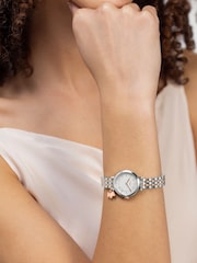 Radley Ladies Silver Tone Selby Street Two Tone Link Bracelet Watch - Image 3 of 4