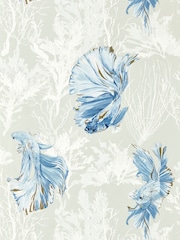 Harlequin Blue Halfmoon 10.05M Wallpaper - Image 1 of 1