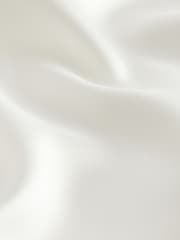 Cream Rochelle Humes Satin Boxy Shirt - Image 5 of 6