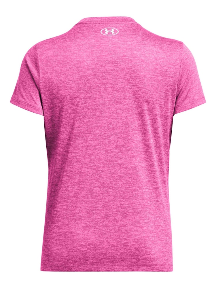 Under Armour Pink Tech Twist Crew Neck T-Shirt - Image 7 of 7