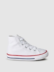 Converse White Chuck Taylor All Star High Infant Trainers - Image 1 of 5