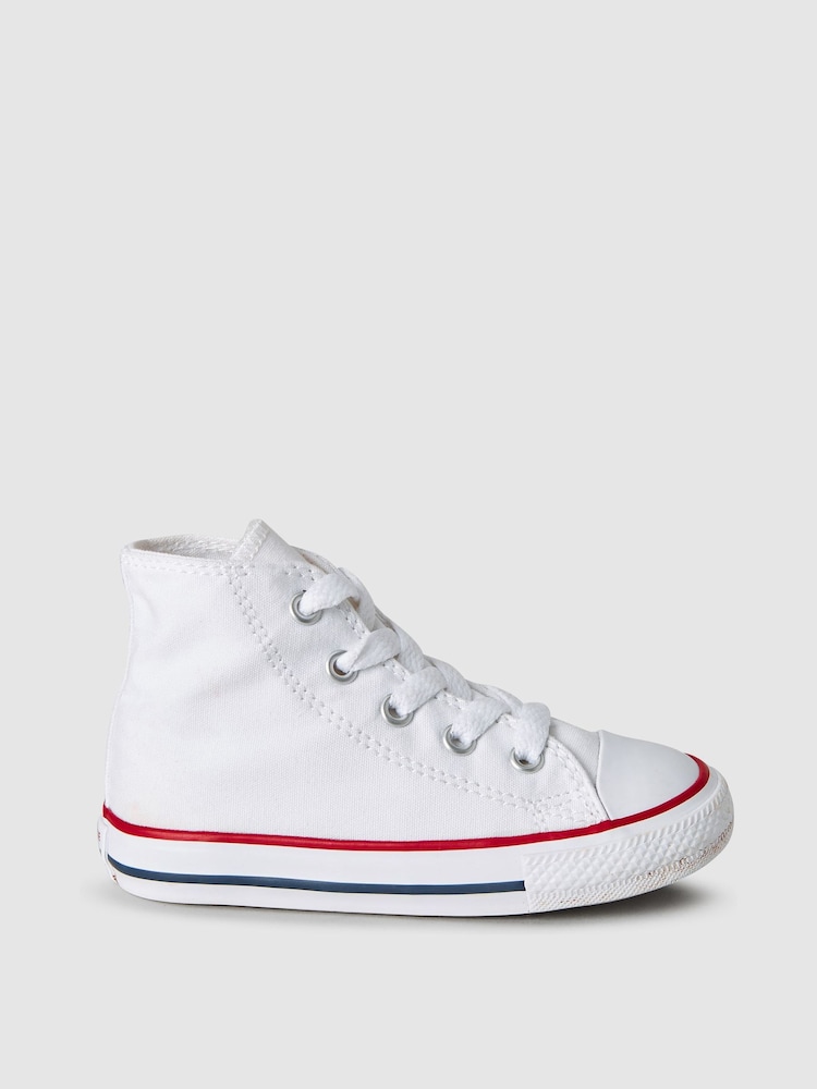 Converse White Chuck Taylor All Star High Infant Trainers - Image 1 of 5