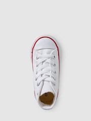 Converse White Chuck Taylor All Star High Infant Trainers - Image 3 of 5