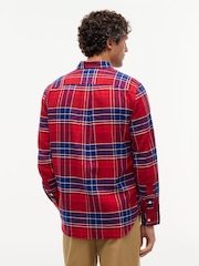 Roșu - Tommy Hilfiger Regular Fit Tartan Check Flannel Shirt - Imaginea 5 din 6