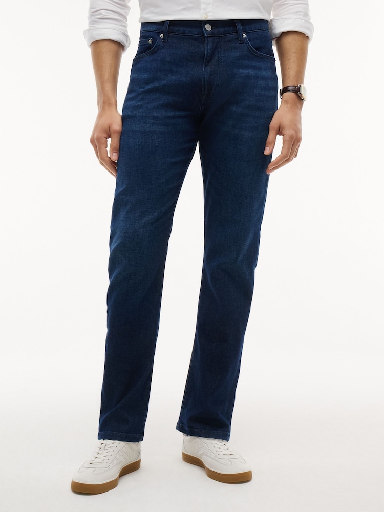 Tommy Hilfiger Denton Slim Straight Faded Jeans - Slika 1 iz 8