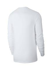 Nike White 100% Cotton Club Long Sleeve T-Shirt - Image 9 of 9