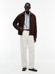 Tommy Hilfiger Blue Relaxed Fit Mixed Stripe Oxford Shirt - Image 3 of 6
