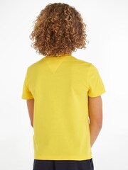Tommy Hilfiger Girls Yellow Monotype T-Shirt - Image 2 of 6