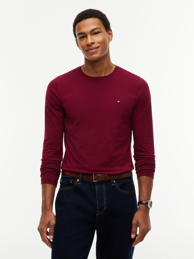 Tommy Hilfiger Slim Jersey Pitkä hiha t-paita - Kuva 1 / 6