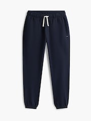 Tommy Hilfiger Blue Contrast Drawstring Fleece Cuffed Joggers - Image 6 of 6