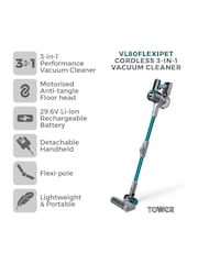 Tower Teal Blue VL80 Flexi Cordless Vacuum - Image 2 of 8