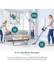 Tower Teal Blue VL80 Flexi Cordless Vacuum - Image 3 of 8