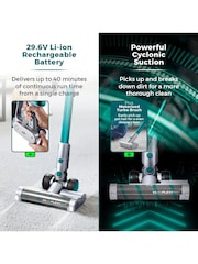 Tower Teal Blue VL80 Flexi Cordless Vacuum - Image 5 of 8