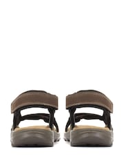 Pavers Brown Light Pavers Adjustable Leather Walking Sandals - Image 3 of 5