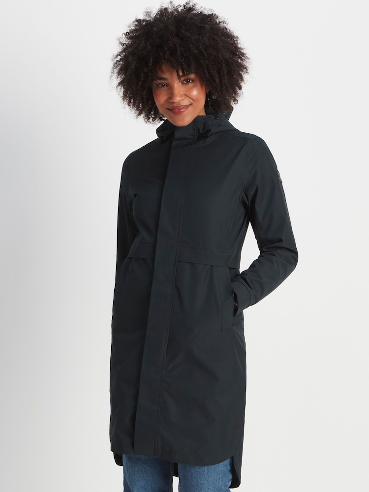 Tog 24 Black Long Saunter Waterproof Jacket - Image 1 of 10