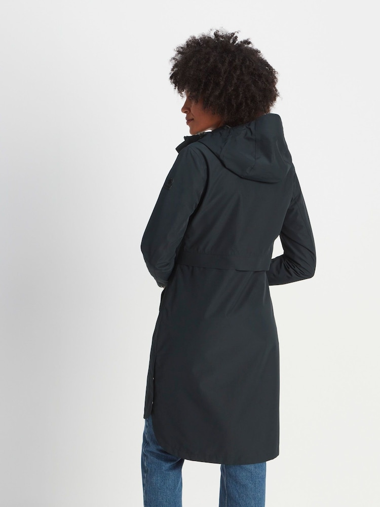 Tog 24 Black Long Saunter Waterproof Jacket - Image 2 of 10