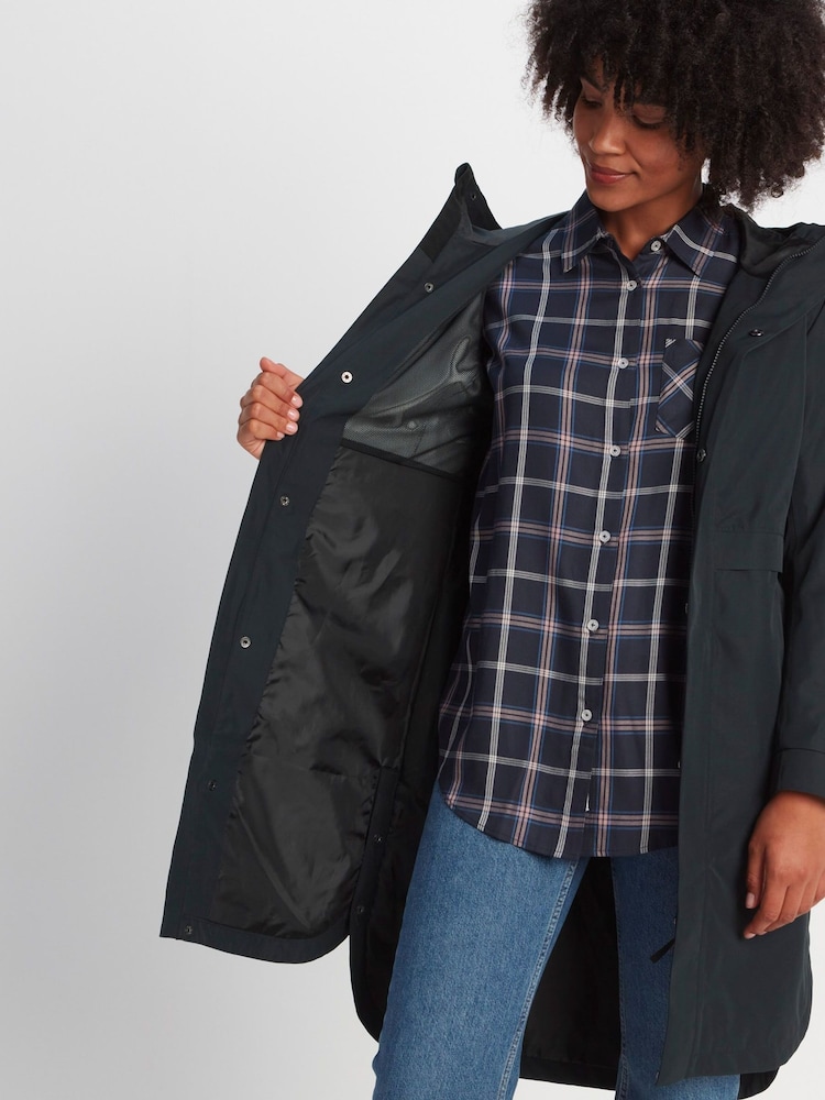 Tog 24 Black Long Saunter Waterproof Jacket - Image 7 of 10